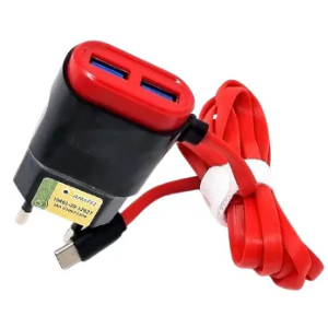 Carregador USB com cabo Type-C