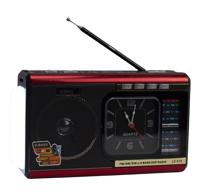 Rádio AM/FM/SW de 4 bandas