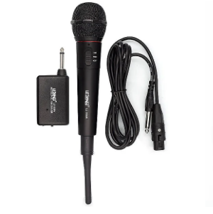Microfone e receptor sem fio